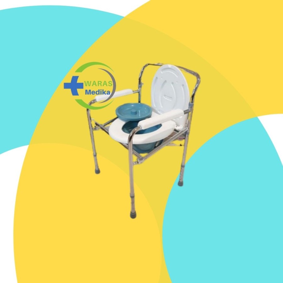 Jual Jual Kursi BAB Tanpa Roda Commode Chair SELLA Kursi Buang Air ...
