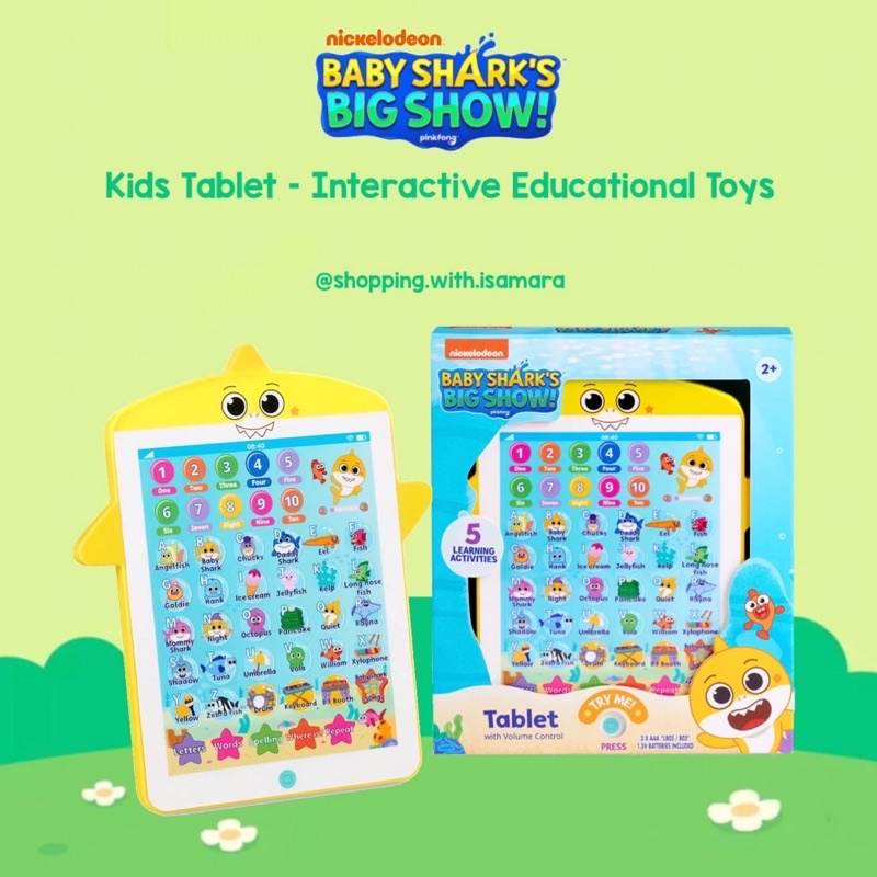 Jual Pinkfong Baby Shark Tablet / Mainan Anak Shopee Indonesia