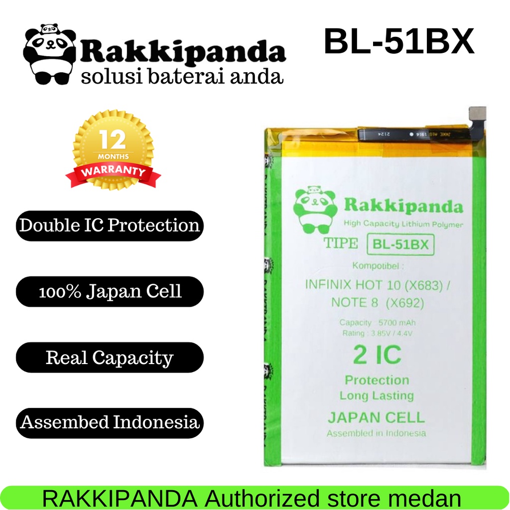 Jual RakkiPanda - BL-51BX Infinix Hot 10 X682/Hot 11 X662/Note 8 X692 ...