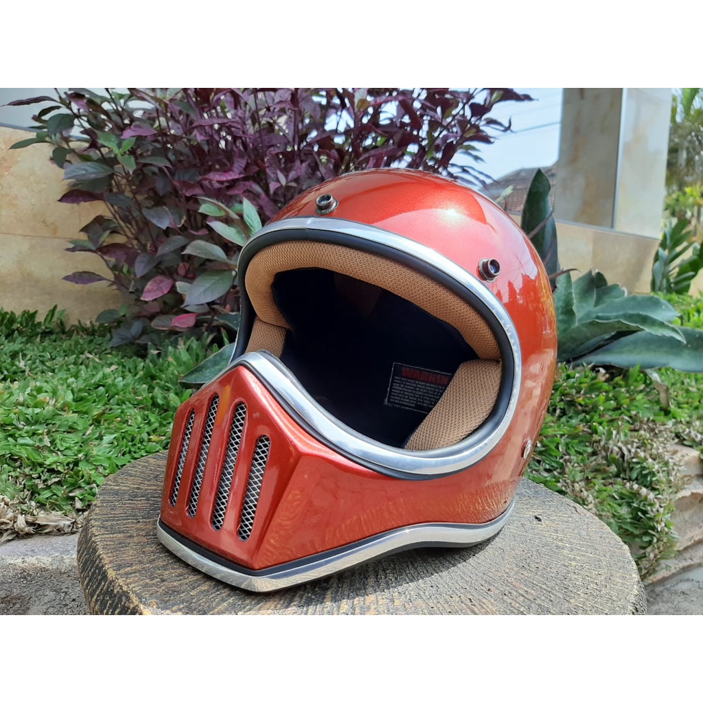 Jual Helm Cakil Custom Full Face Original Klasik Pria Wanita Terbaru