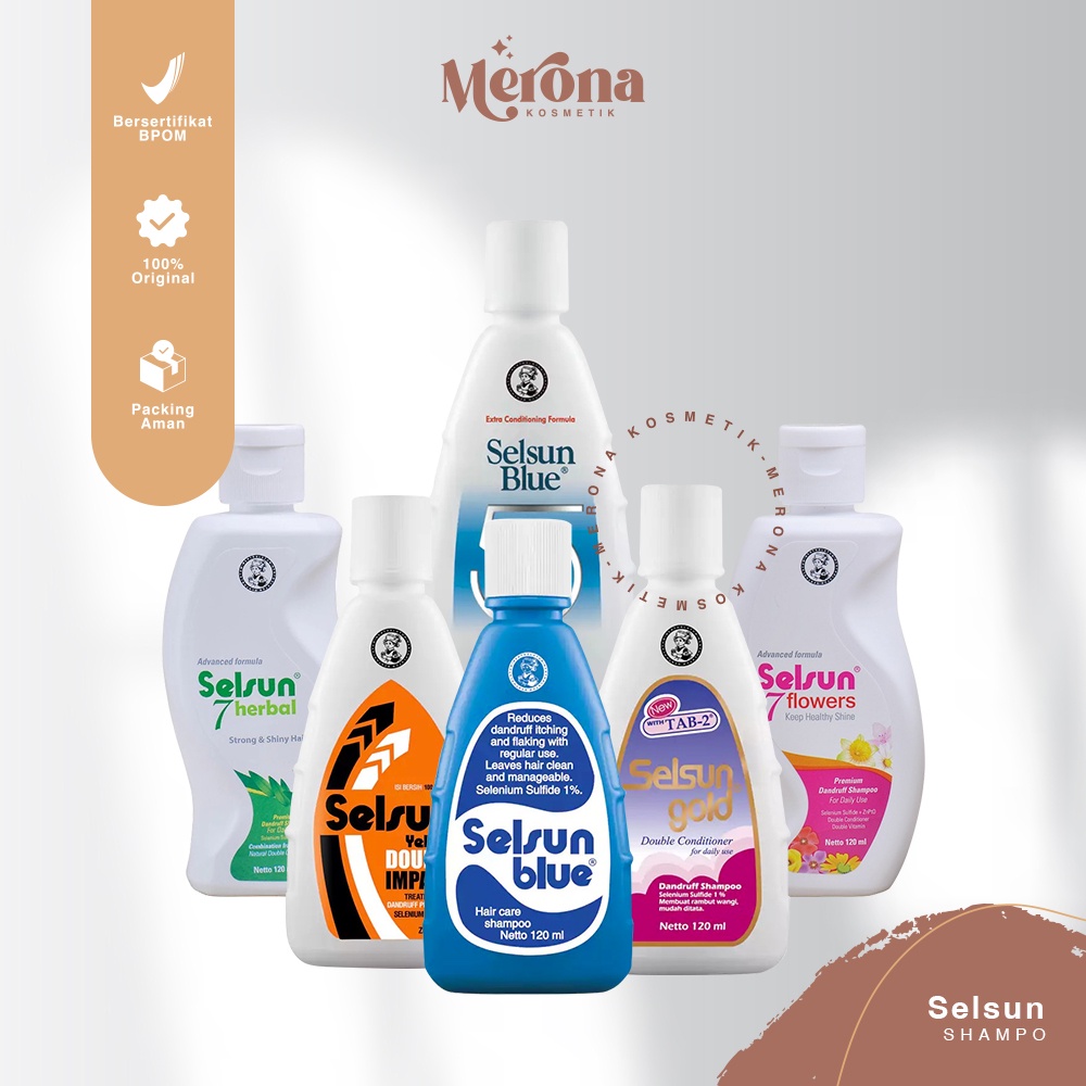 Jual Selsun Shampoo Conditioner All Series Sampo Anti Ketombe Blue 5 Yellow Gold 7 Flowers 8667