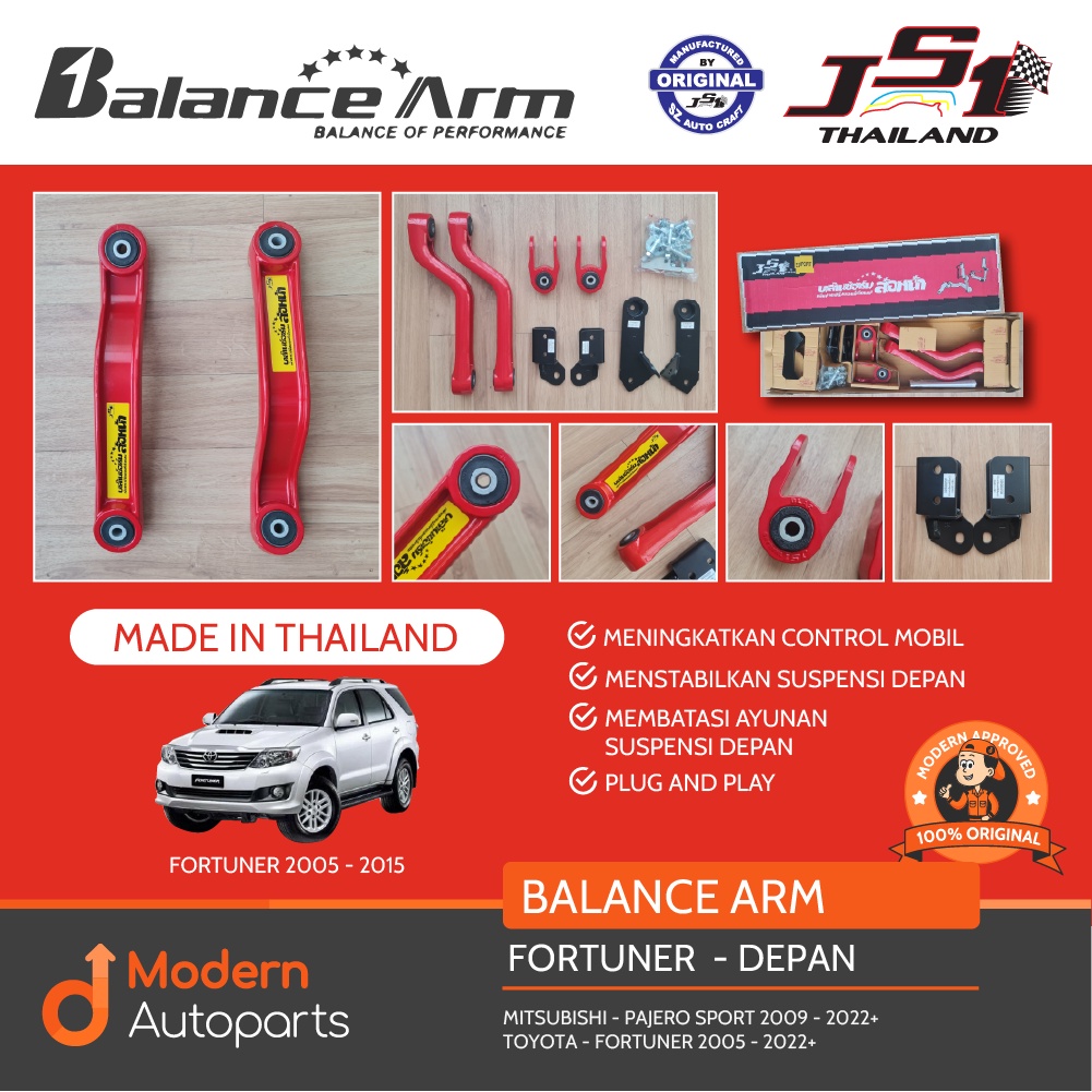 Jual Balance Arm DEPAN JS1 Original Thailand FORTUNER 2005-2015 PnP ...