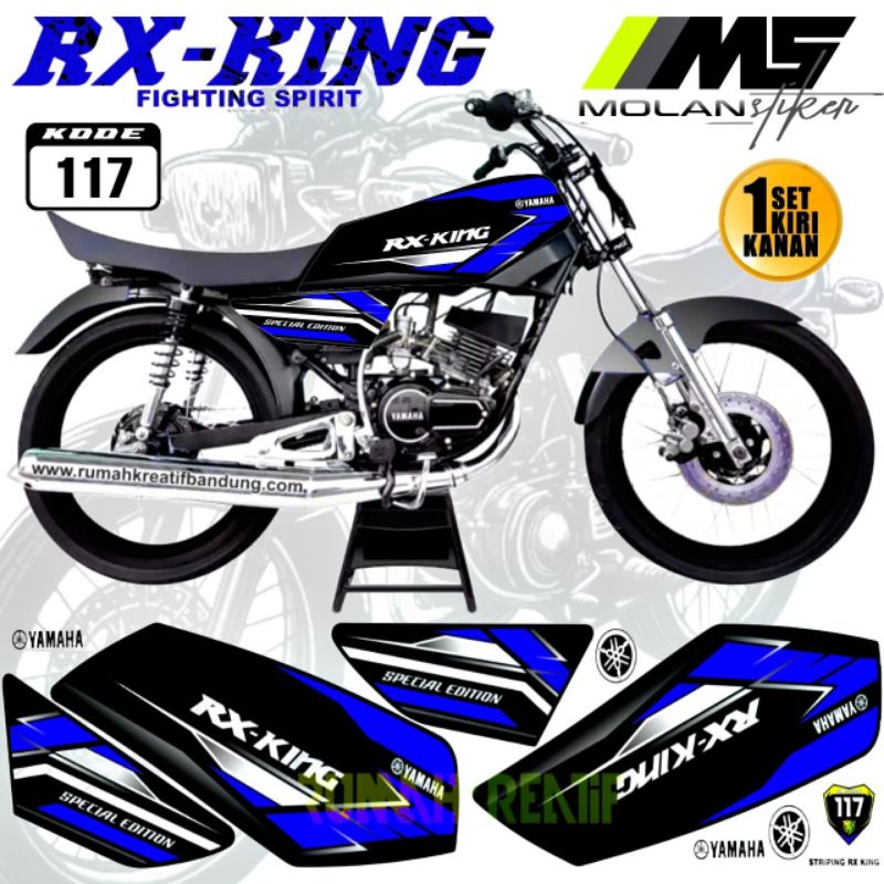 Jual Decal Sticker Striping Variasi RX King 135 Racing Concept - Yamaha ...