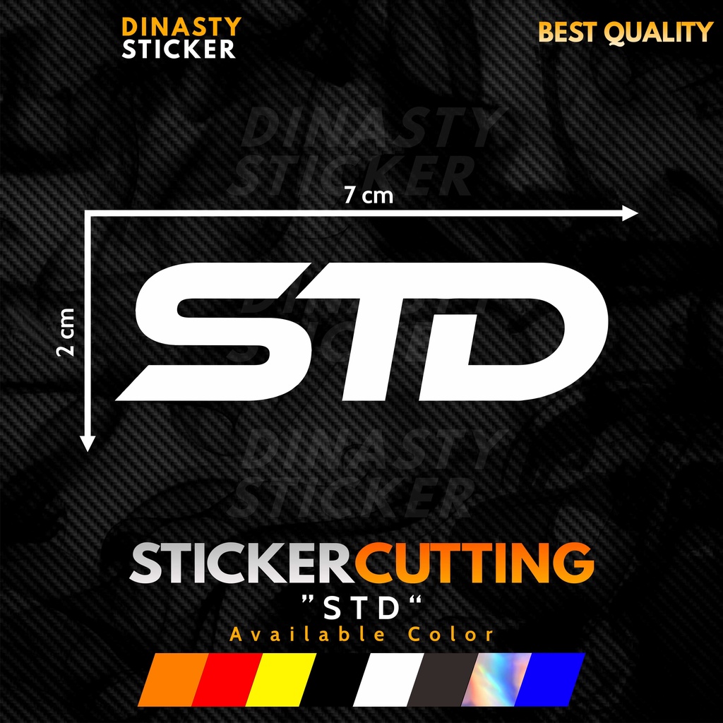 Jual STICKER STIKER CUTTING VIRAL STD STANDART BODY MOTOR VISOR MOTOR ...
