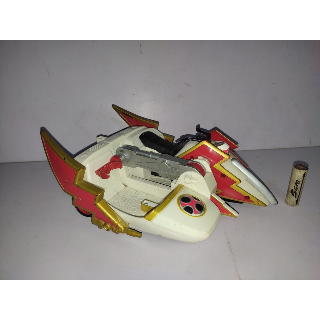 Jual Power Rangers White Motorcycle With Sidecar Action Figure | Shopee ...
