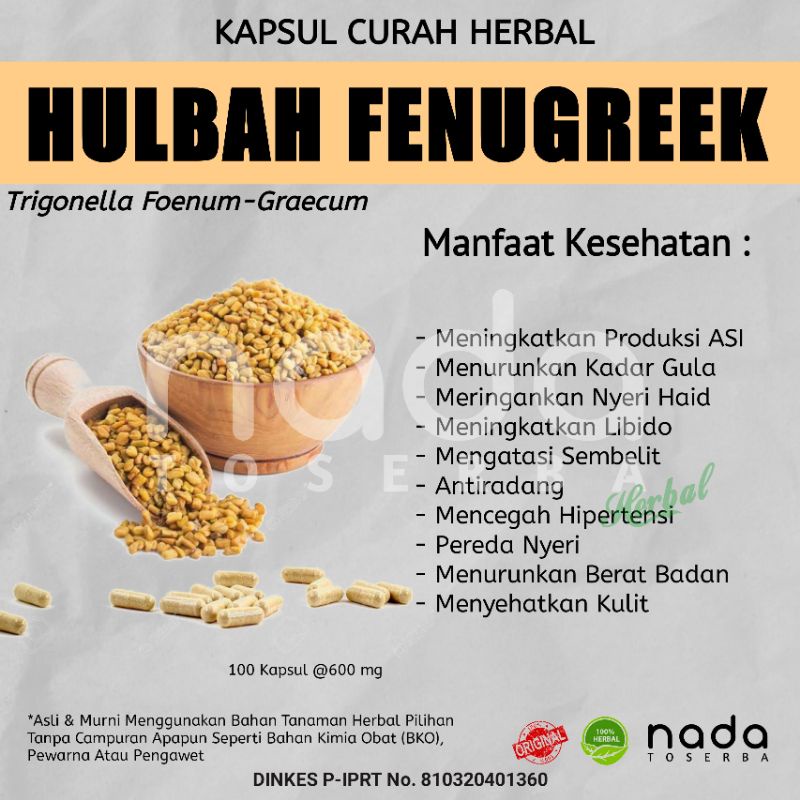 Jual Kapsul KLABET 100 Kapsul Herbal Curah | Meningkatkan Produksi ASI ...