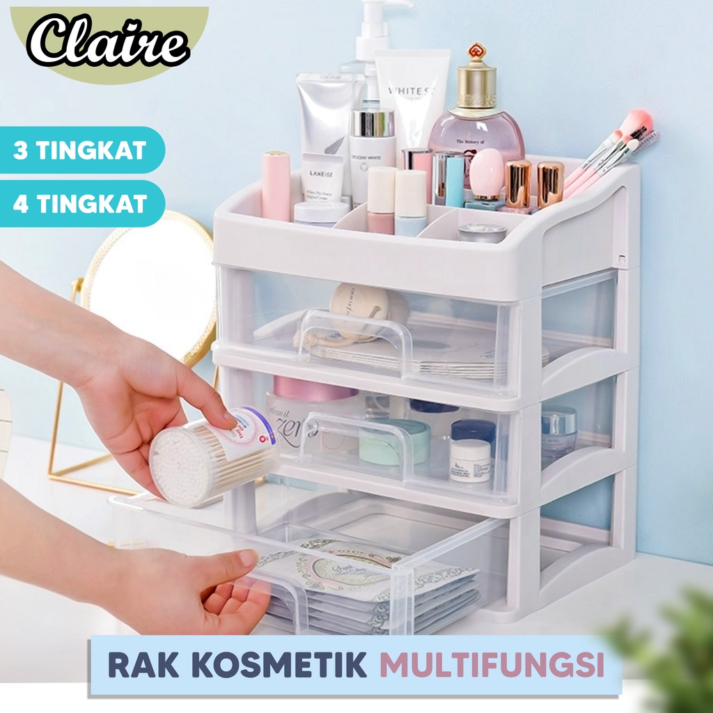 Jual Tingkat Kotak Kosmetik Dengan Laci Laci Penyimpanan Makeup Dan Berkas Laci Dan Rak