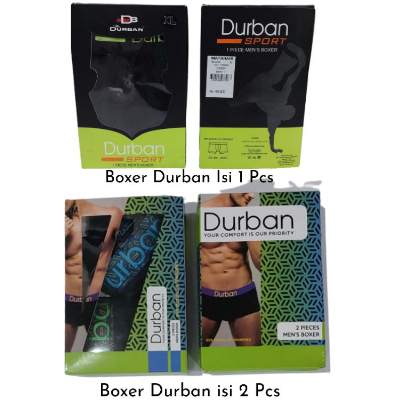 Jual BOXER PRIA DURBAN SPORT ORIGINAL BOXER UNDERWEAR DURBAN Shopee
