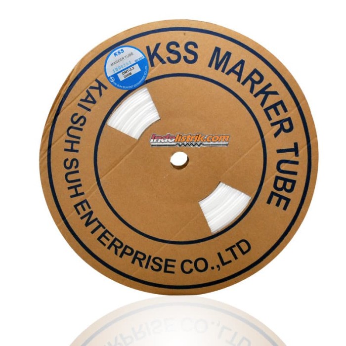 Jual Komponen Listrik Marker Tube Kss Omt 3.2 200Mtr/Roll Putih