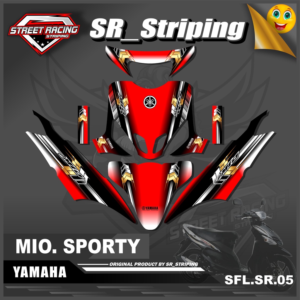 Jual Sticker Decal Full Body MIO SPORTY - Decal Sticker Striping ...
