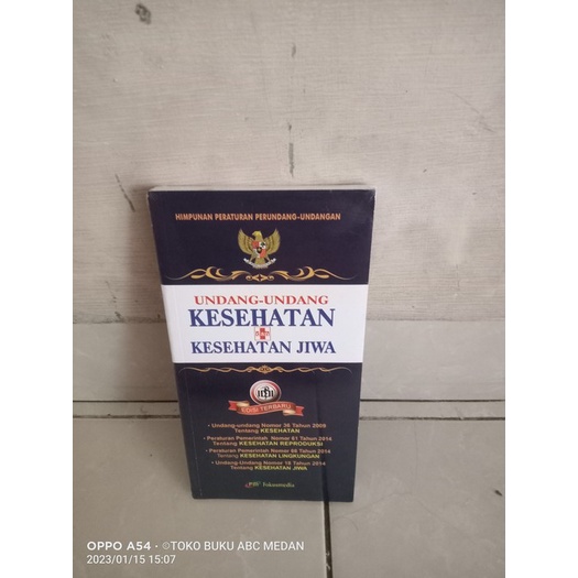 Jual Buku Undang Undang Kesehatan Dan Kesehatan Jiwa Edisi Terbaru Shopee Indonesia 9267