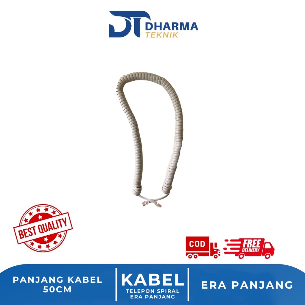 Jual Kabel Telepon Era Panjang Spiral 50cm | Shopee Indonesia