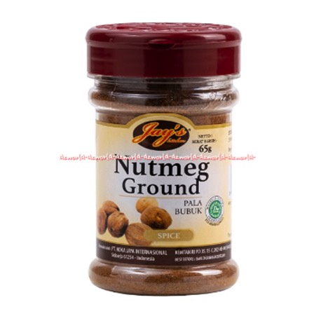 Jual Jay's Kitchen 65gr Nutmeg Ground Spice 65gram Pala Bubuk Pedas Instan Kemasan Botol Jays