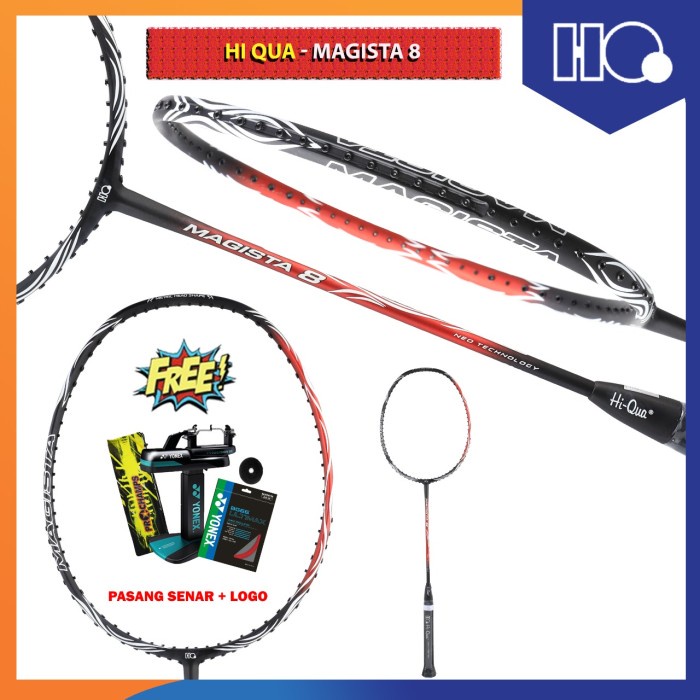 Jual HI QUA RAKET BADMINTON MAGISTA 8 SERIES RAKET LOKAL VIRAL | Shopee ...