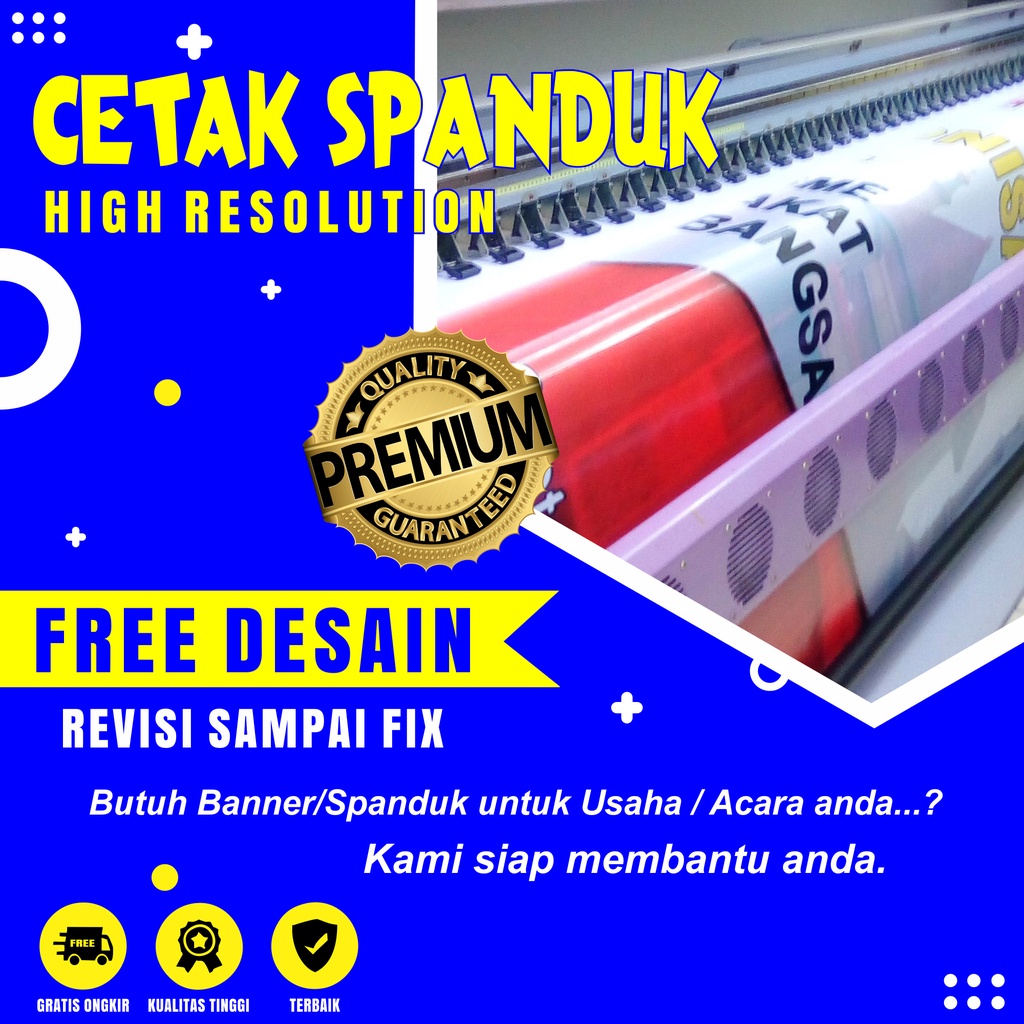 Jual Cetak Spanduk Banner Backdrop Backround Tebal Gram