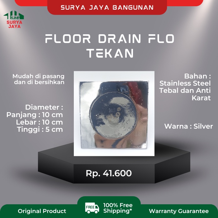 Jual FLOOR DRAIN FLO TEKAN | Shopee Indonesia