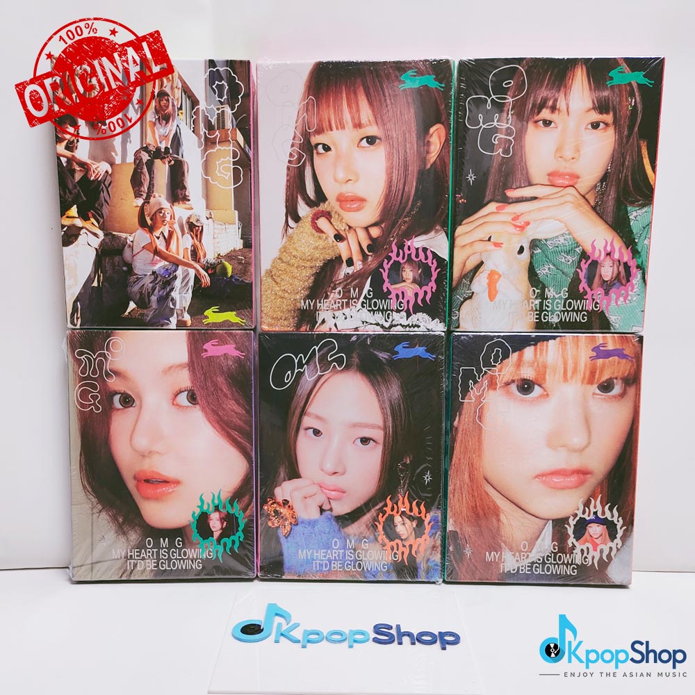 Jual Album NewJeans OMG 1st Single Album Message Card Ver. [READY