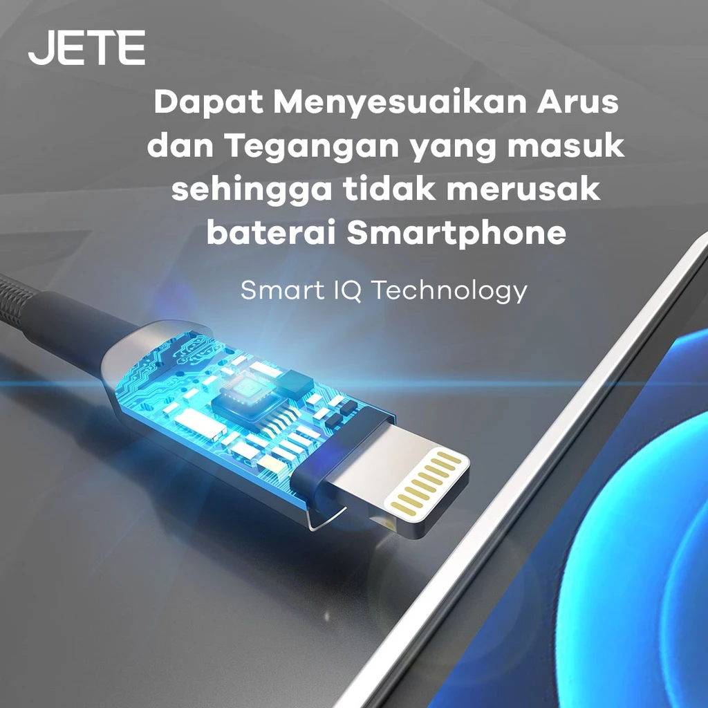 JETE CX9 Kabel Data USB Type C 22.5W Fast Charging 5A - Garansi 2 Tahun