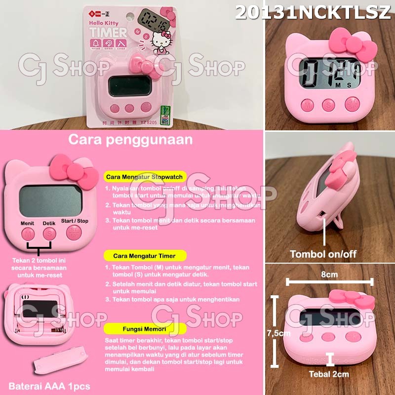 Jual Hello Kitty Timer / Timer Dapur [ORI] Sanrio Licensed 20131 ...