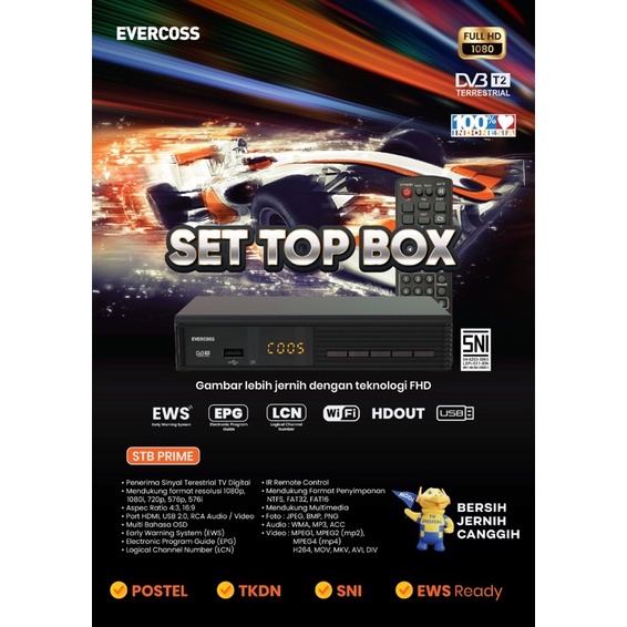 Jual SET TOP BOX MURAH (EVERCOSS DAN ORION) Shopee Indonesia