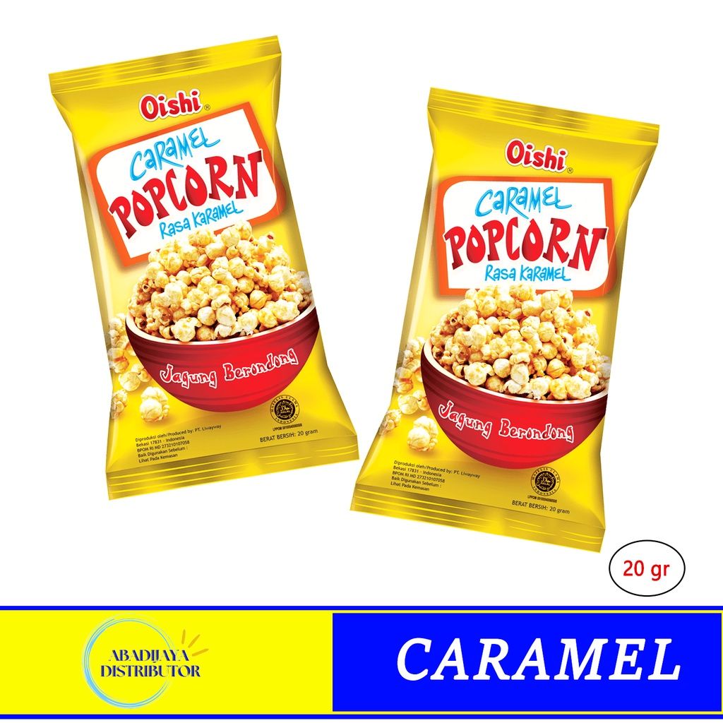 Jual Oishi Popcorn Caramel Jagung Brondong Rasa Karamel | Shopee Indonesia