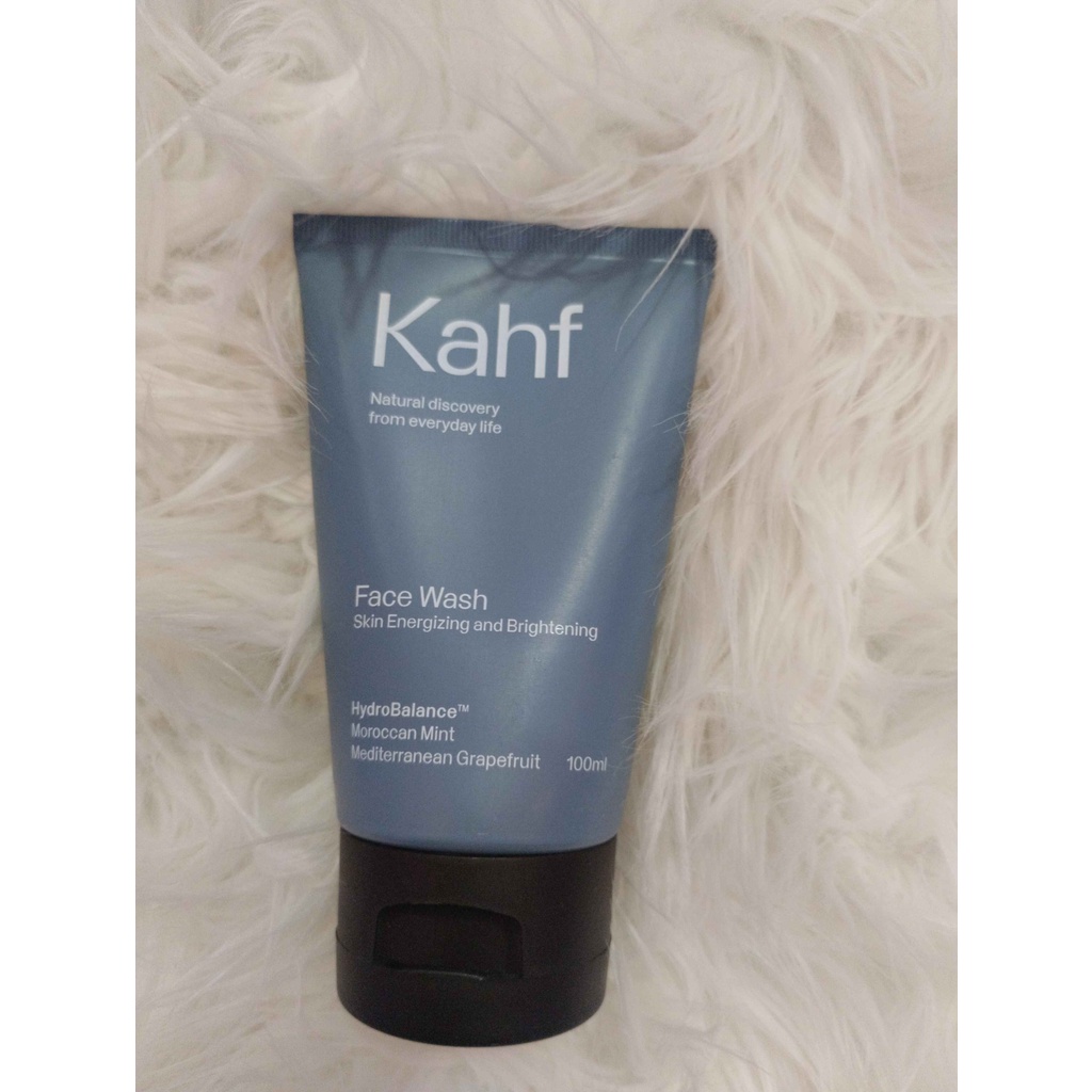 Jual KAHF SKIN ENERGIZING AND BRIGHTENING FACE WASH 100 ML Shopee