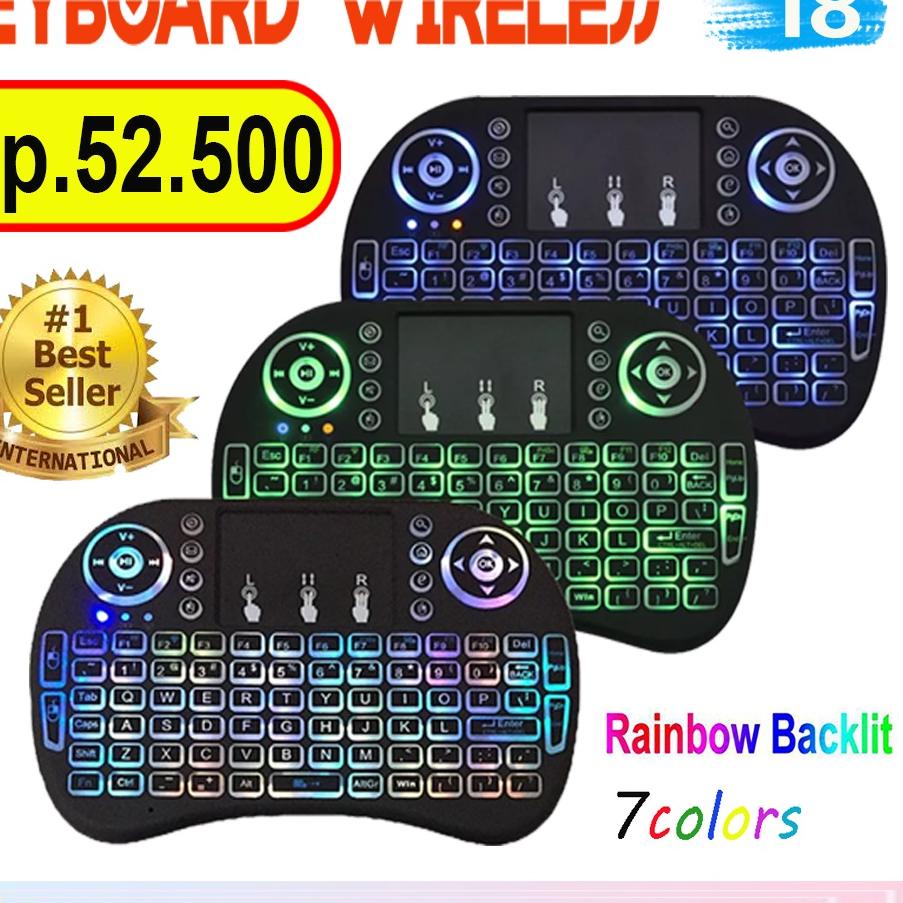 Jual Smart Mini Keyboard Wireless i8 2.4G For PC Android TV Box ...