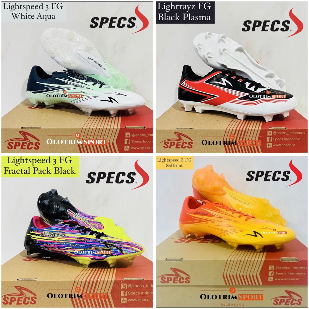 Jual Sepatu Bola Specs Lightspeed 3 FG LIGHTRAYZ FG 2022 Original Specs