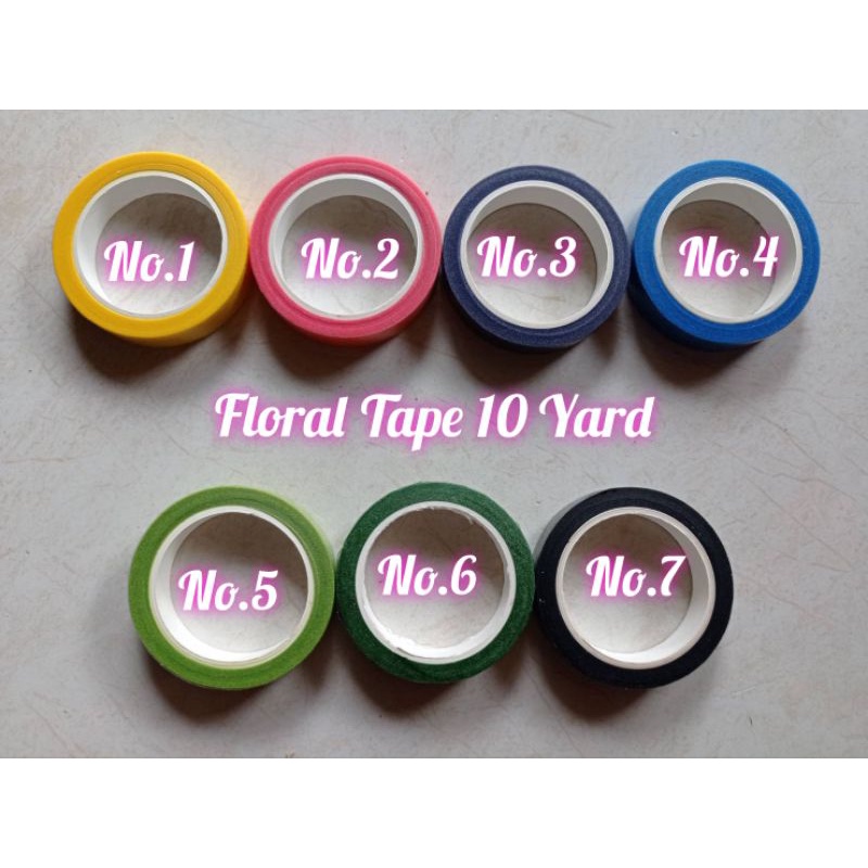 Jual Floral Tape 10 Yard Isolasi Bunga Selotip Tangkai Bunga Isolasi