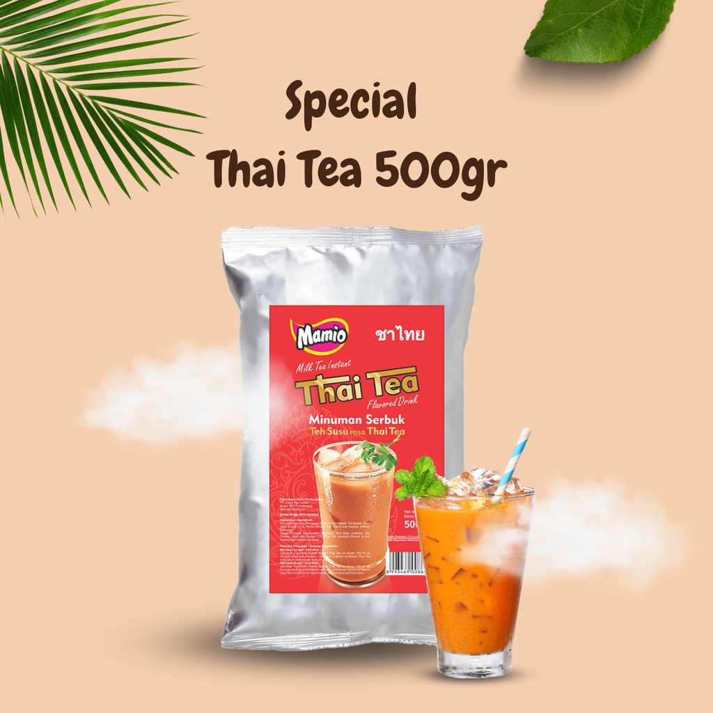 Jual Bubuk Minuman Thai tea 500gr | Shopee Indonesia