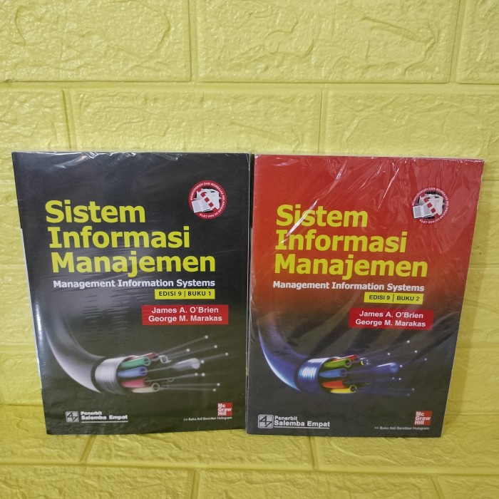 Jual Buku Paket Sistem Informasi Manajemen Buku 1 Dan 2 ( James A O ...