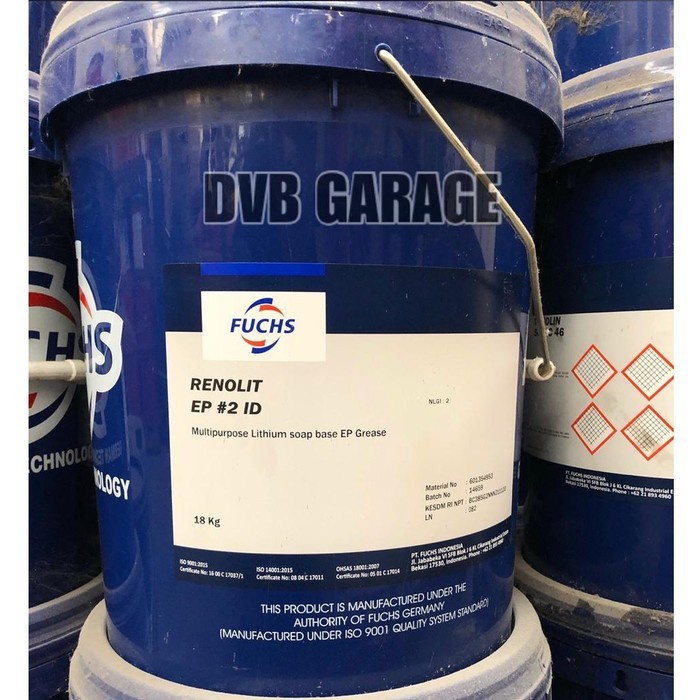 Jual FUCHS RENOLIT EP00 GREASE PAIL 18KG GEMUK EP 00 EP00 Shopee