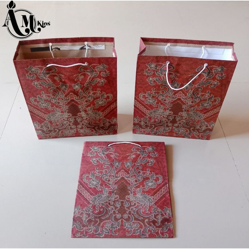 Jual Paper Bag Batik Ukuran X X Cm Ecer Tas Kertas Batik Ukuran