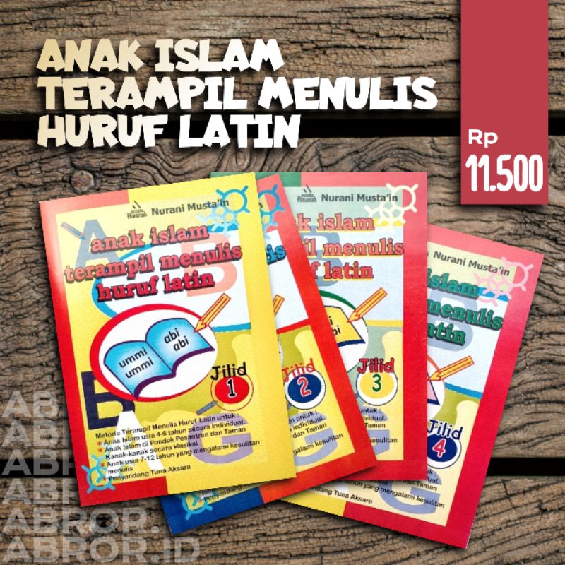 Jual Buku ANAK ISLAM TERAMPIL MENULIS HURUF LATIN - AITM - modul ...