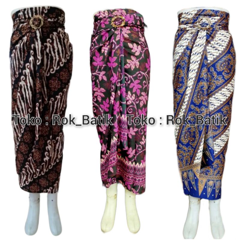 Jual (50 Motif) Rok lilit batik modern motif terbaru / kain batik ...