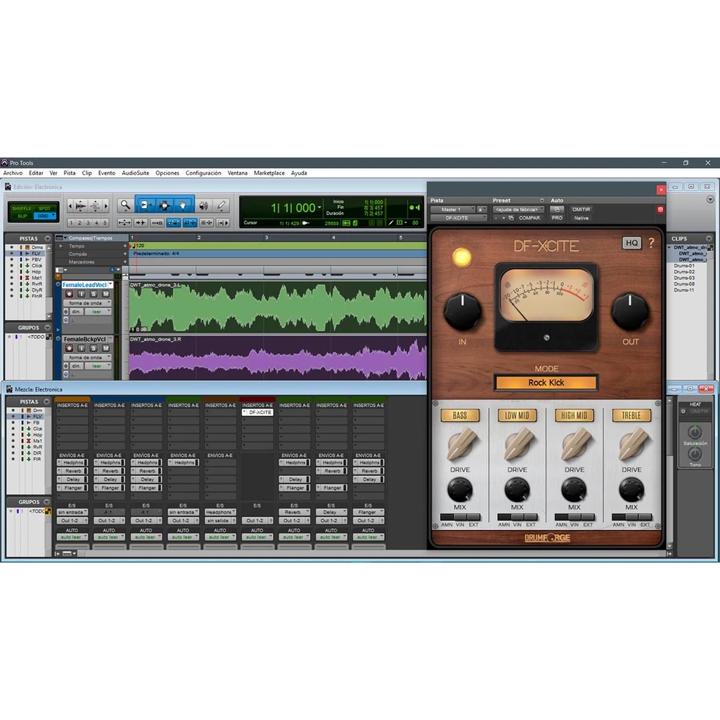Jual Drumforge DF-XCITE 1 VST Plugin first audio plugin designed for ...