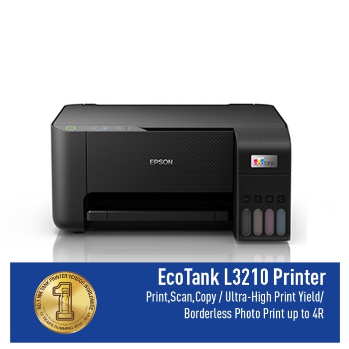 Jual Printer Epson EcoTank L3210 Print Scan Copy Multifungsi | Shopee ...