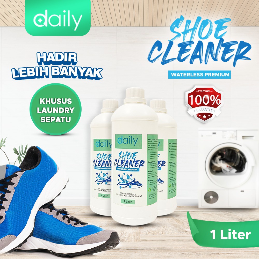 Jual Pembersih Sepatu Daily Shoe Cleaner Waterless 1 Liter Shopee Indonesia