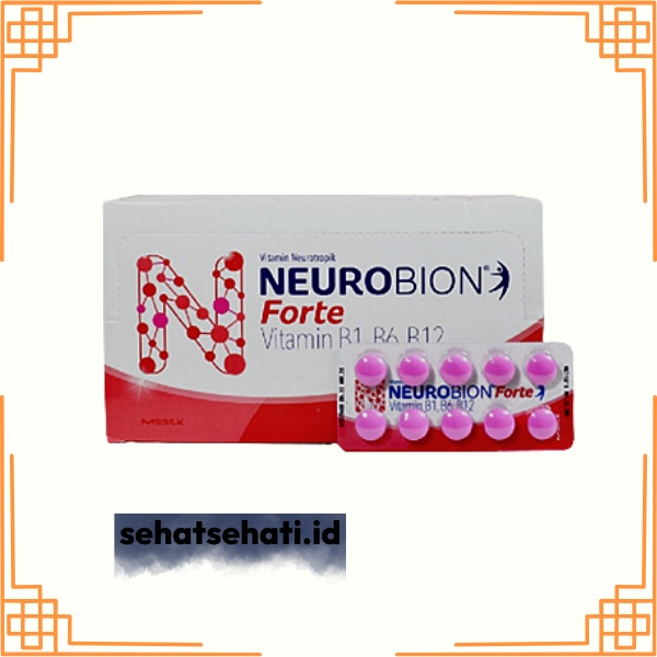 Jual Neurobion Forte 10 Tablet / A,B1,B2,B5,B6,B12,C,D2,E/ Vitamin B1 ...