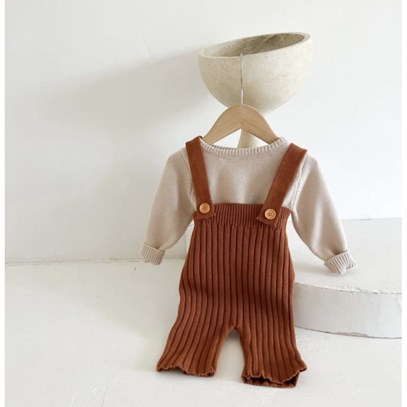 Jual Mitu TOP Knit Overall baju dan overall set | Shopee Indonesia