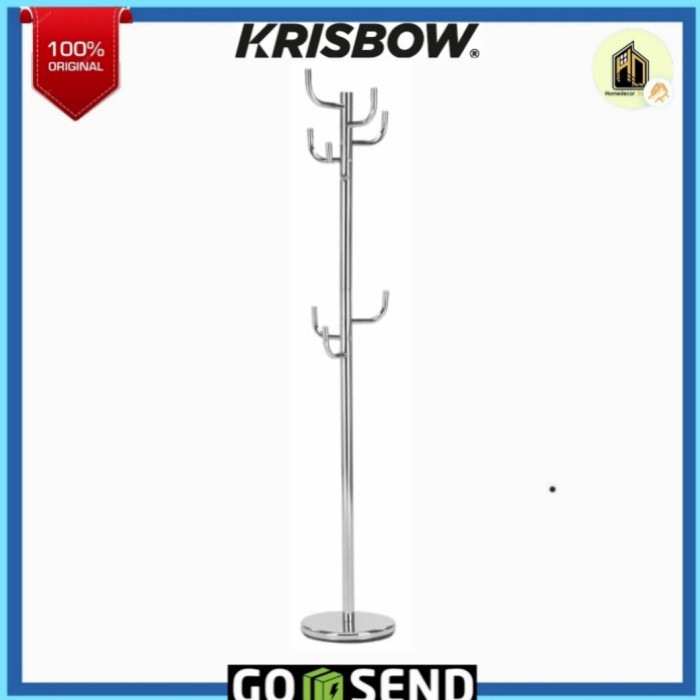 Jual Hanger Krisbow Gantungan Pakaian Standing Tree - Silver / Standing ...