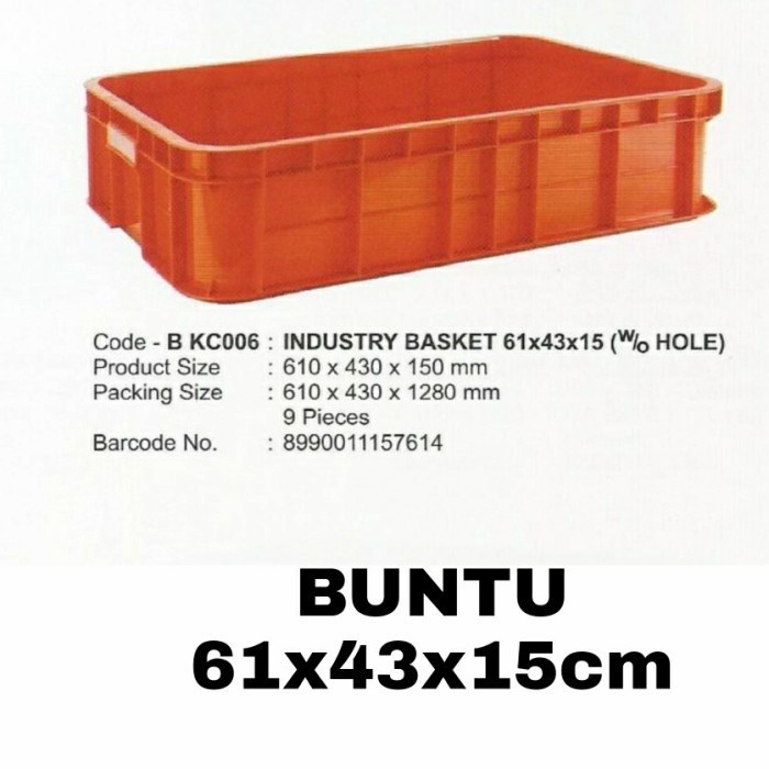 Jual Container Keranjang Industri Buntu Maspion B Kc006 61x43x15 Cm