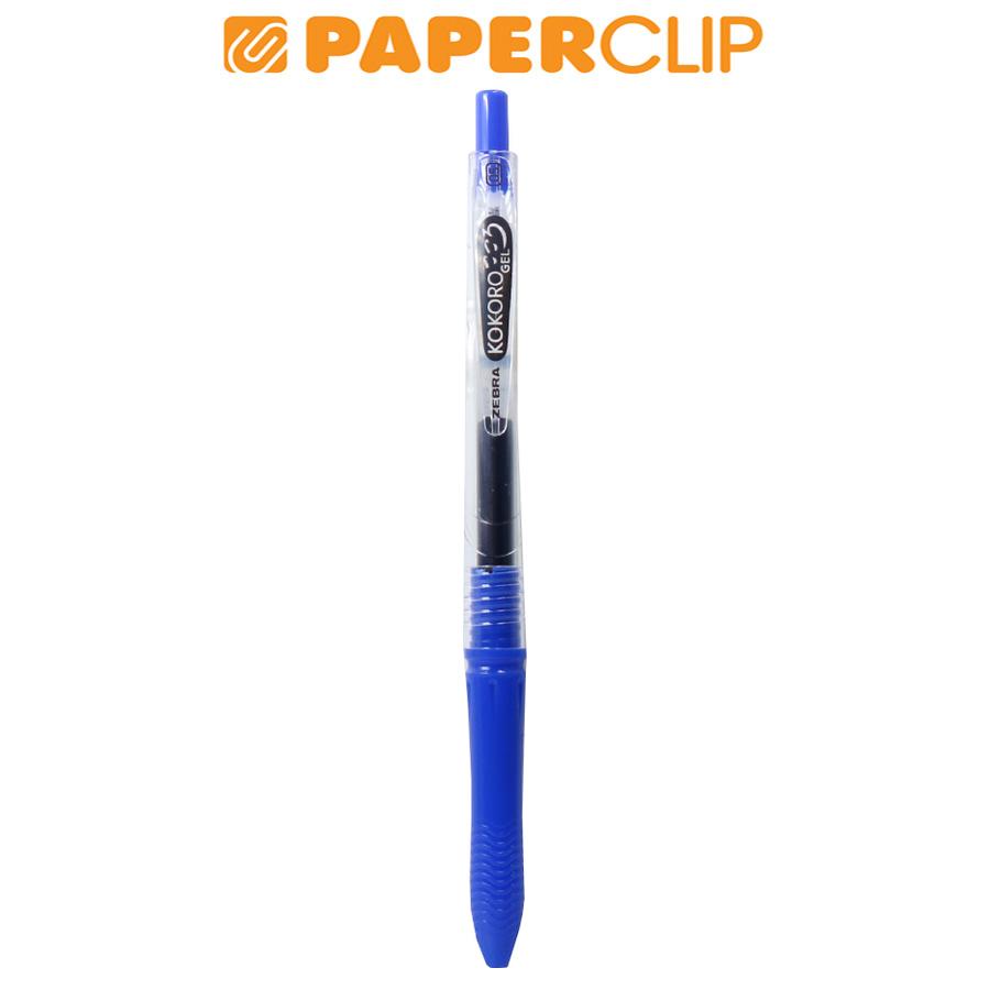 BALLPOINT / PEN ZEBRA KOKORO GEL 05 BLUE (2)