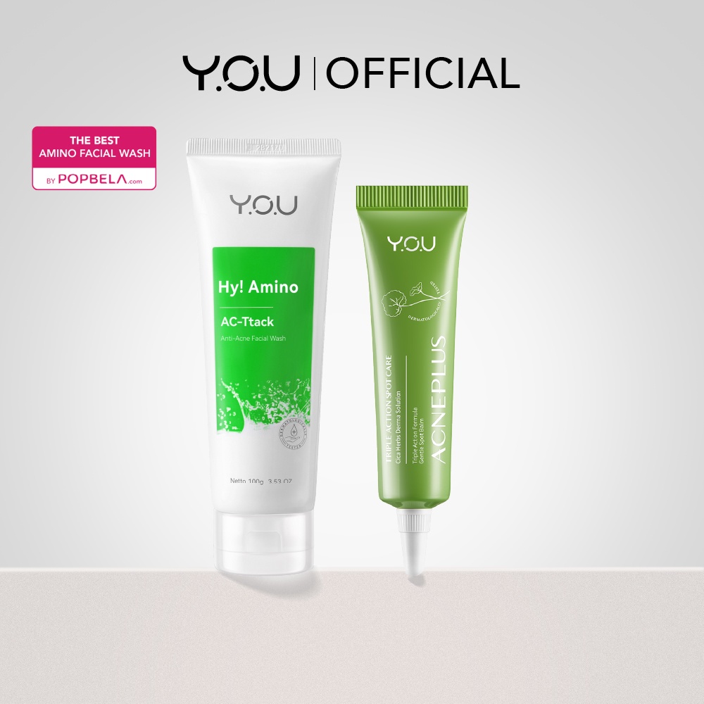 Jual YOU Hy! Amino ACTtack Anti Acne Facial Wash Sabun Cuci Muka Acnes