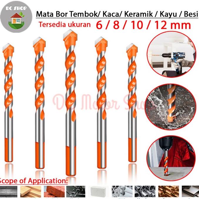 Jual Mata Bor Tombak Segitiga Keramik Kaca Tembok Granit Porselin Drill Bit Dc Motor Shopee