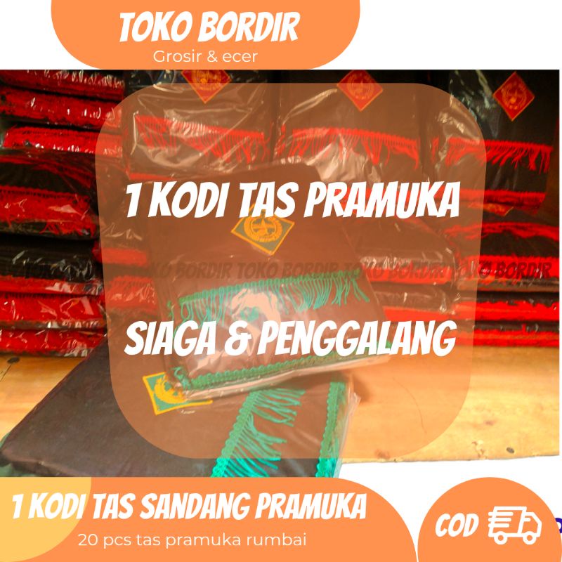 Jual Kodi Tas Pramuka Siaga Tas Pramuka Penggalang Tas Sandang Rumbai Pramuka Pcs