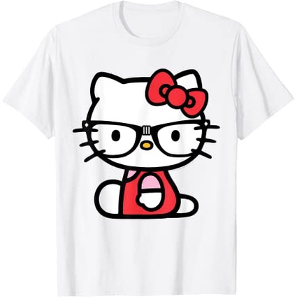 Hello Kitty Nerd Necklace T-shirt Roblox Girl Hello Kitty White