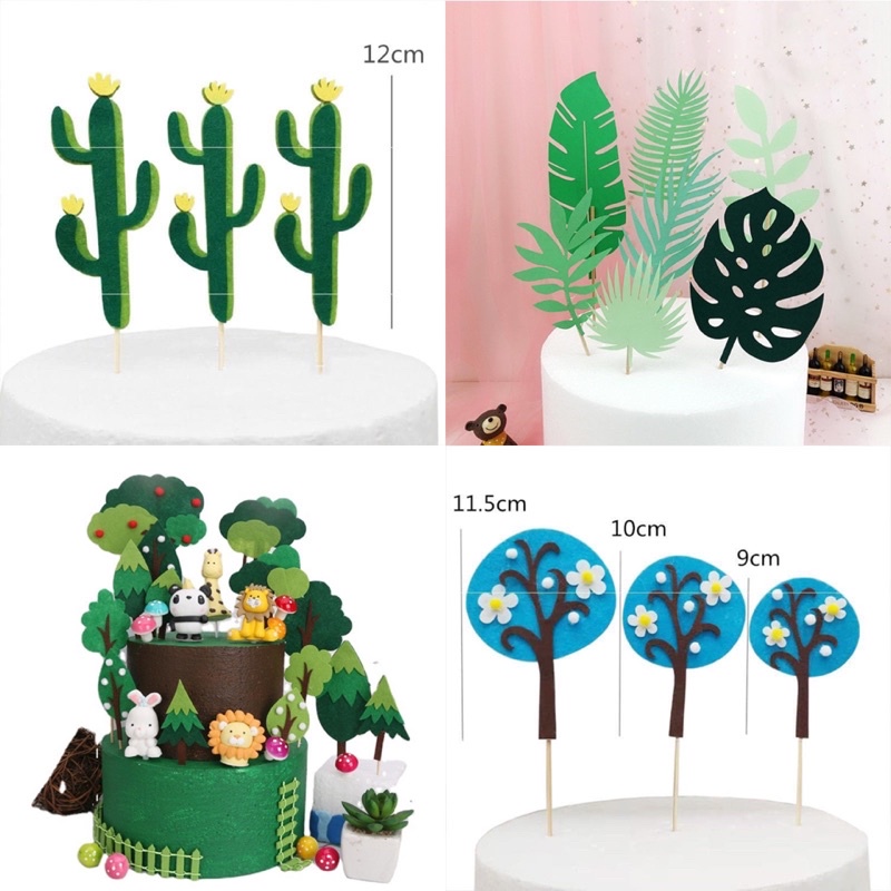 Jual pohon hiasan kue / topper daun | Shopee Indonesia