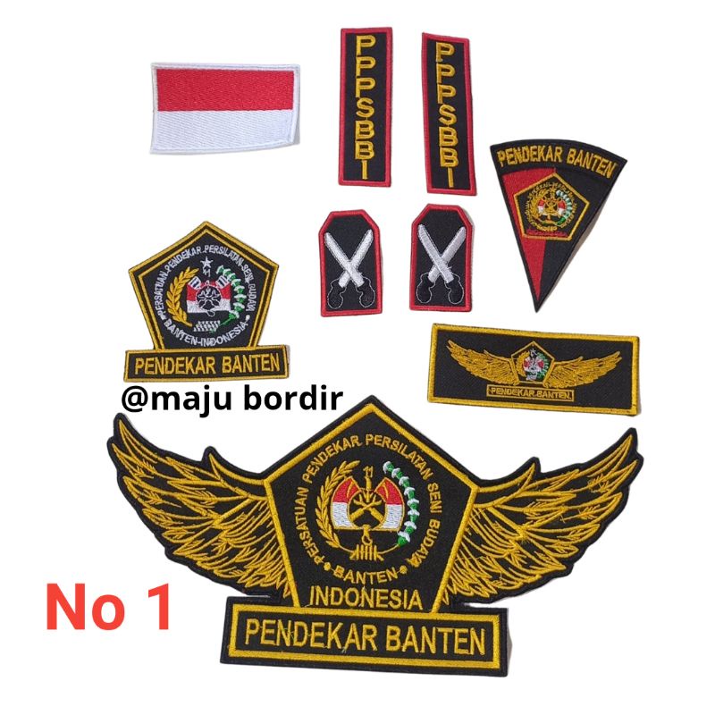 Jual Logo Pendekar Banten Bordir Komputer Shopee Indonesia