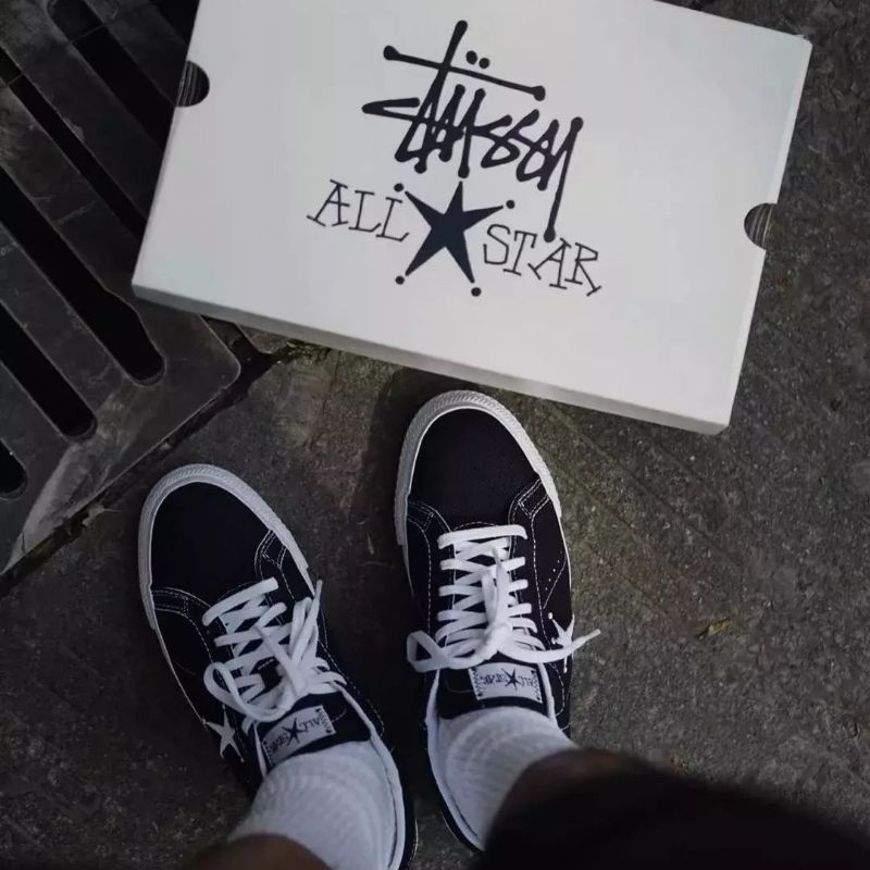 Jual Converse All Star x Stussy (Original) Shopee Indonesia